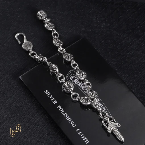 CH Cross Flower Ball Bracelet  - CH0072 - Image 5