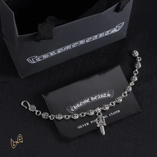 CH Cross Flower Ball Bracelet  - CH0072 - Image 6