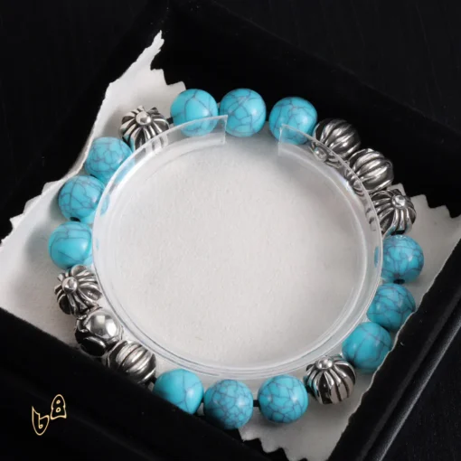CH Cross Flower Ball Bracelet  - CH0073 - Image 3