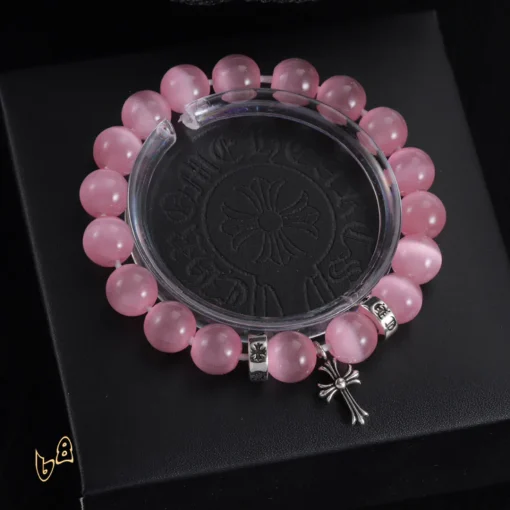 CH Beaded Cross Flower Bracelet - CH0074 - Image 5