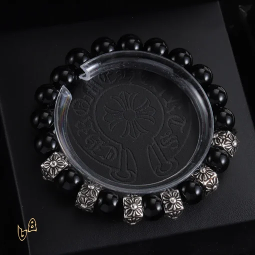 CH Cross Flower Ball Bracelet  - CH0075 - Image 6