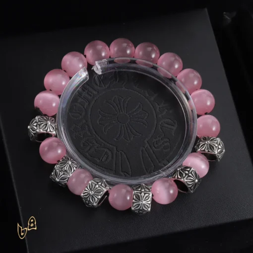 CH Cross Flower Ball Bracelet  - CH0075 - Image 4