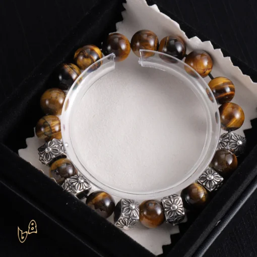 CH Cross Flower Ball Bracelet  - CH0075 - Image 2