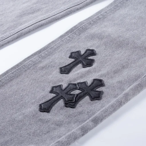 CH Cross Patch Jeans - CH0103 - Image 6