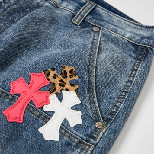 CH Cross Patch Jeans - CH0117 - Image 10