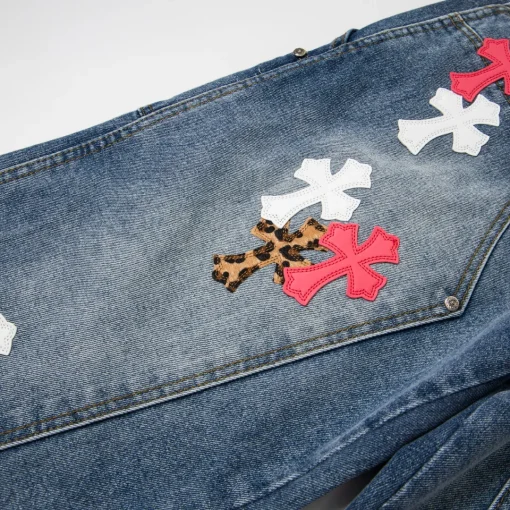 CH Cross Patch Jeans - CH0117 - Image 9