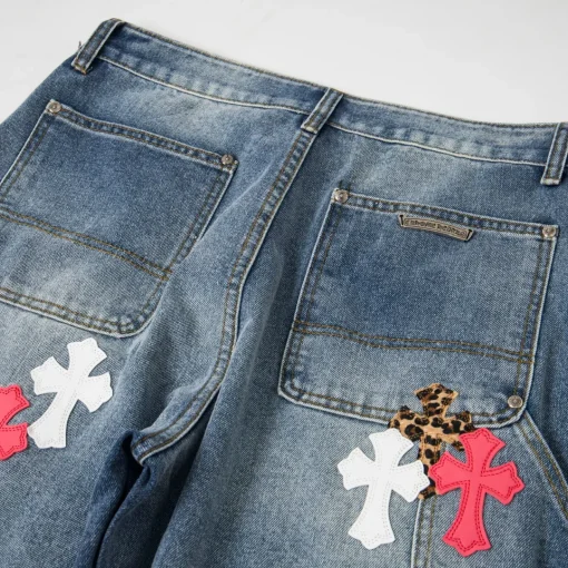 CH Cross Patch Jeans - CH0117 - Image 6