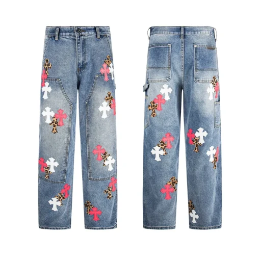 CH Cross Patch Jeans - CH0117 - Image 3