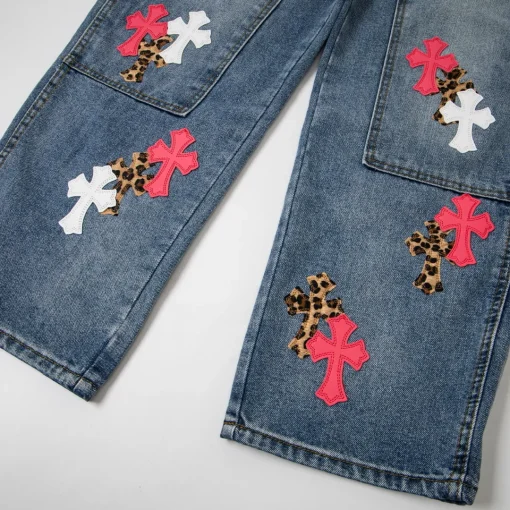 CH Cross Patch Jeans - CH0117 - Image 11