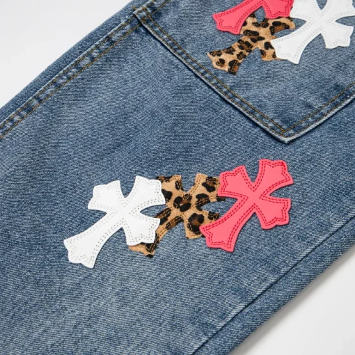 CH Cross Patch Jeans - CH0117 - Image 13