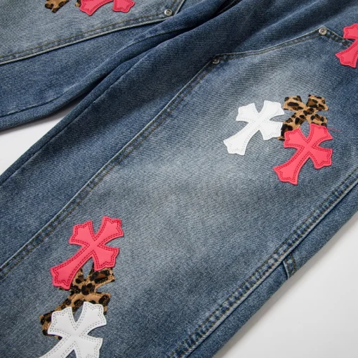 CH Cross Patch Jeans - CH0117 - Image 8