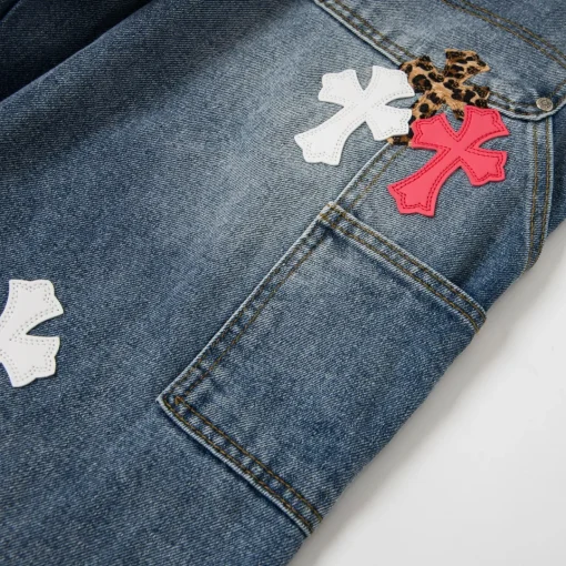 CH Cross Patch Jeans - CH0117 - Image 14