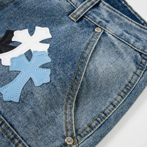 CH Cross Patch Jeans - CH0119 - Image 5