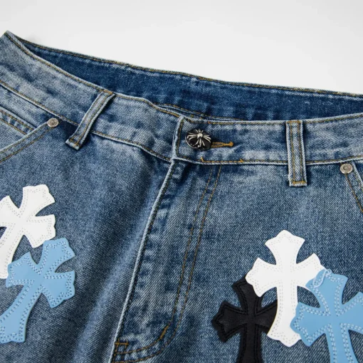 CH Cross Patch Jeans - CH0119 - Image 4