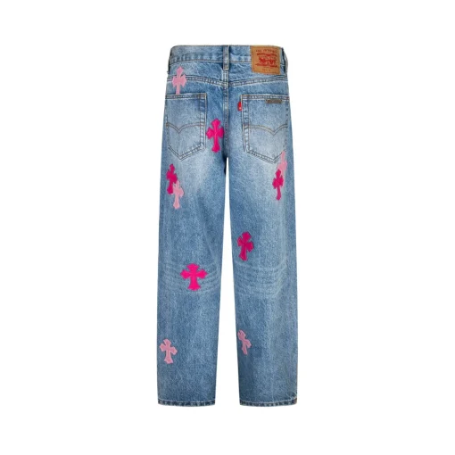 CH Cross Patch Jeans - CH0124 - Image 2