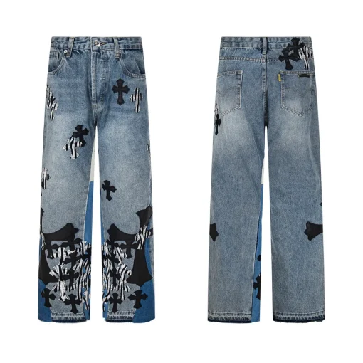 CH Cross Patch Jeans - CH0127 - Image 3