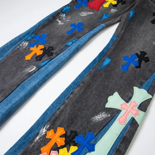 CH Cross Patch Jeans - CH0128 - Image 7