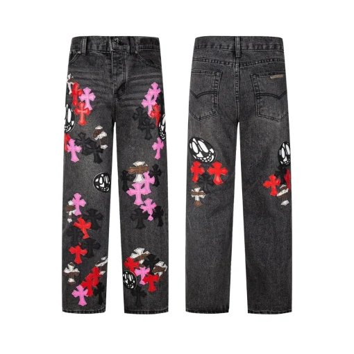 CH Cross Patch Jeans - CH0134 - Image 3