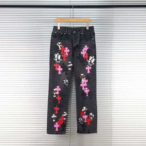 CH Cross Patch Jeans - CH0134 - Image 4