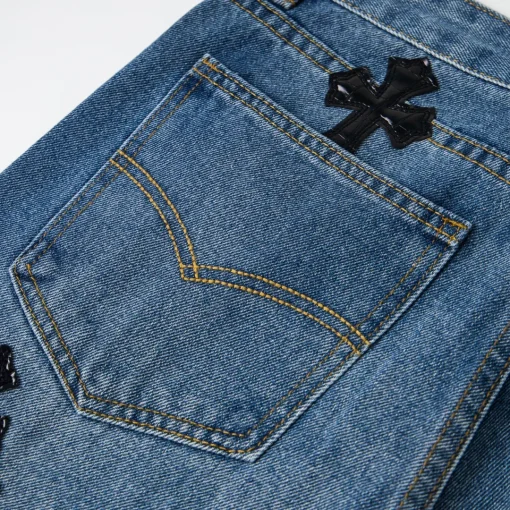 CH Cross Patch Jeans - CH0144 - Image 8