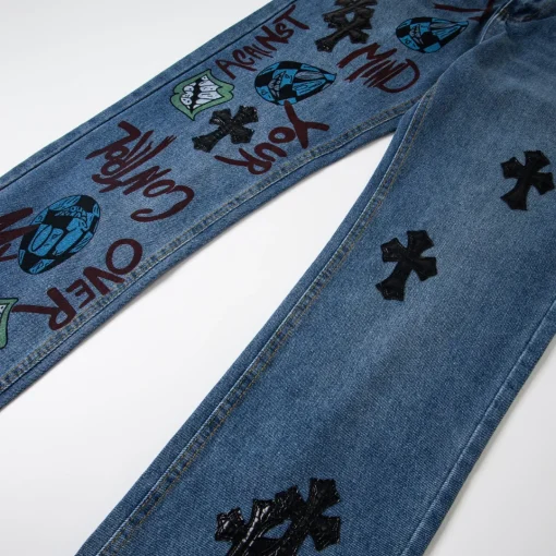 CH Cross Patch Jeans - CH0144 - Image 11