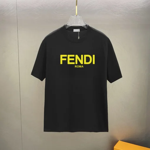 FD Logo-Print Cotton T-Shirt - FD0013 - Image 2