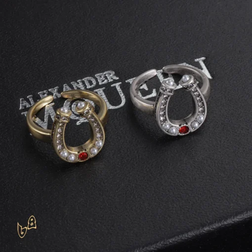 McQueen Horseshoe Ring - MCQ0014 - Image 3