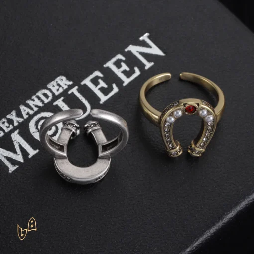 McQueen Horseshoe Ring - MCQ0014 - Image 4