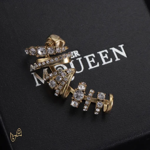 McQueen Multi Hoop Ear Cuffs - MCQ0015 - Image 3