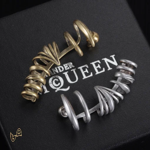 McQueen Multi Hoop Ear Cuffs - MCQ0016 - Image 5