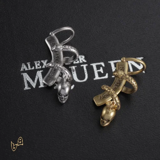 McQueen Multi Hoop Ear Cuffs - MCQ0017 - Image 4