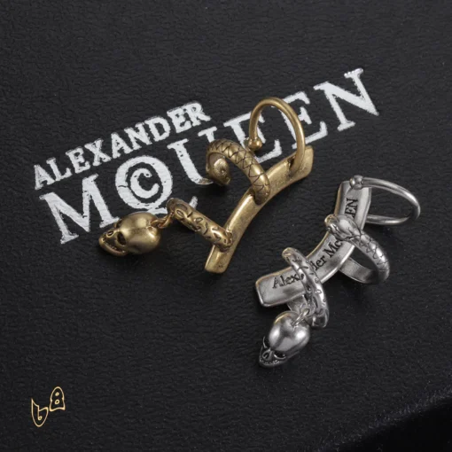 McQueen Multi Hoop Ear Cuffs - MCQ0017 - Image 5