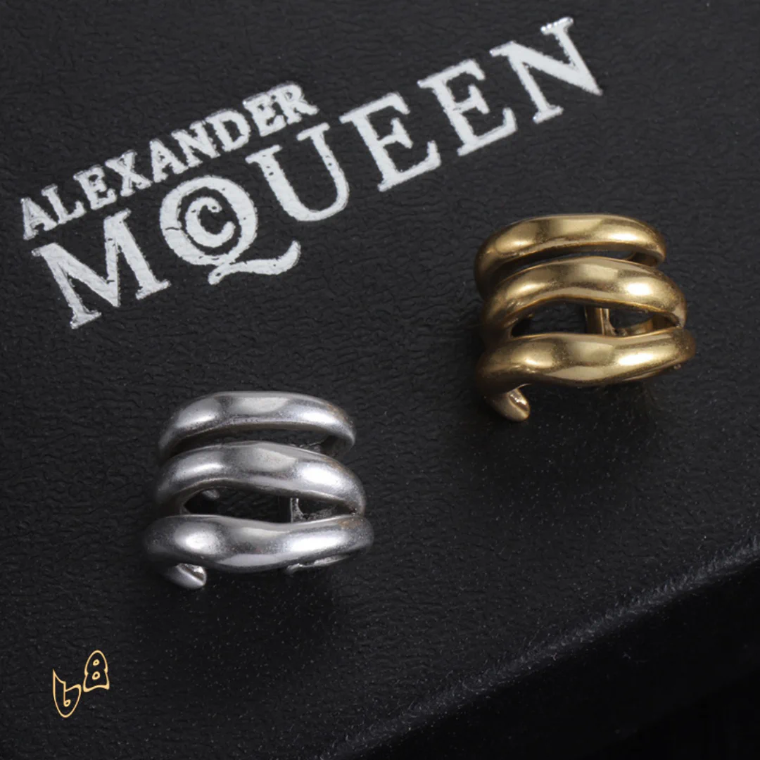 McQueen Multi Hoop Ear Cuffs - MCQ0018 - Image 3