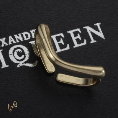 McQueen Top Bar Ear Cuffs - MCQ0019 - Gold