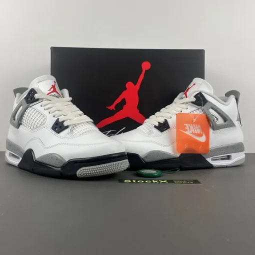 [Premium] AJ 4 White Cement (2025) Shoes Sneakers – nk0004053 - Image 9