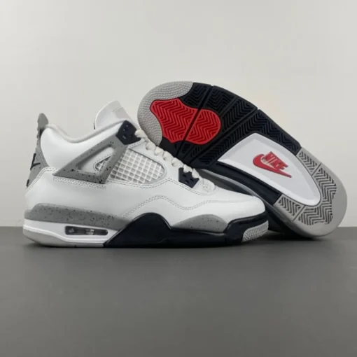 [Premium] AJ 4 White Cement (2025) Shoes Sneakers – nk0004053 - Image 7