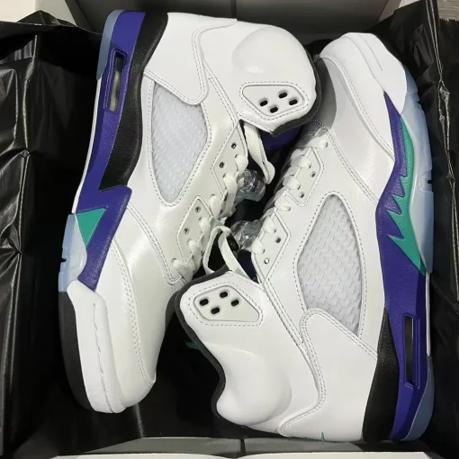 [Premium] AJ 5 Grape Shoes Sneakers – nk0004187 - Image 9
