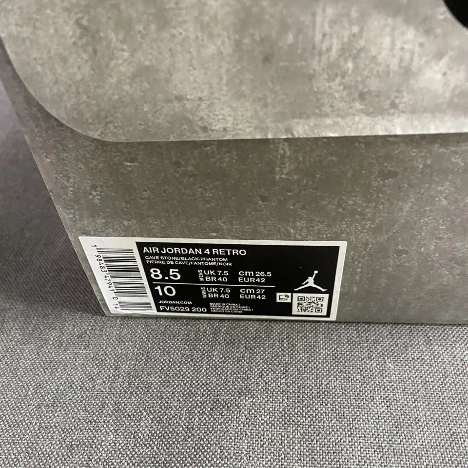 AJ 4 Retro Cave Stone Shoes Sneakers – nk0004405 - Image 8