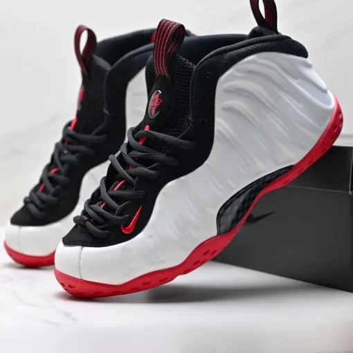 Air Foamposite One Red White Black Shoes Sneakers – nk0004546 - Image 10
