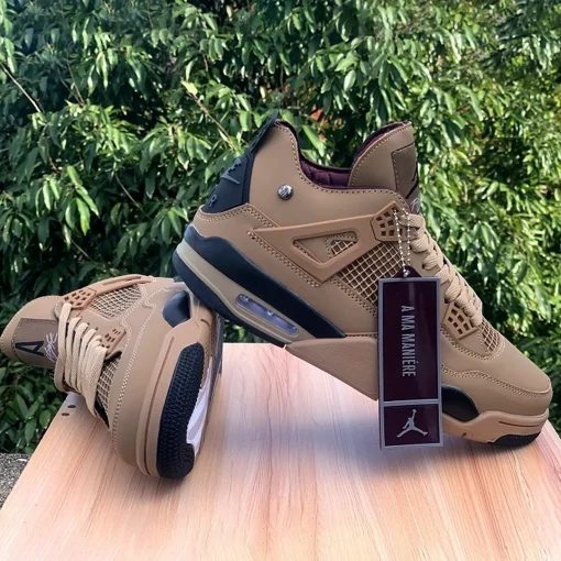 A Ma Maniére x AJ 4 Dark Mocha Shoes Sneakers - nk0004558 - Image 6