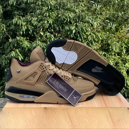 A Ma Maniére x AJ 4 Dark Mocha Shoes Sneakers - nk0004558 - Image 5