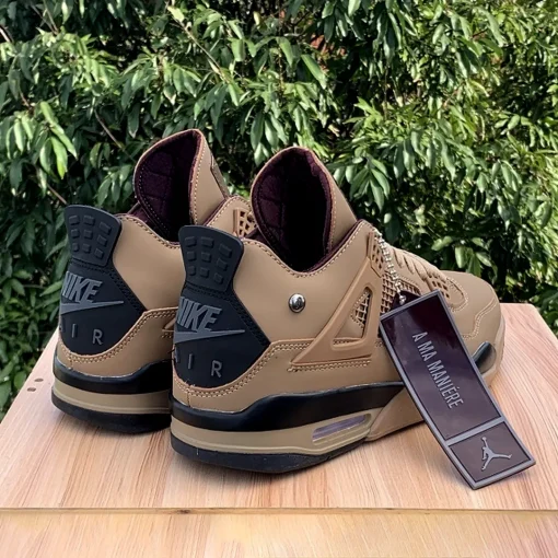 A Ma Maniére x AJ 4 Dark Mocha Shoes Sneakers - nk0004558 - Image 4