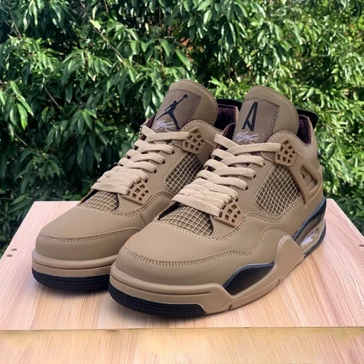 A Ma Maniére x AJ 4 Dark Mocha Shoes Sneakers - nk0004558 - Image 3