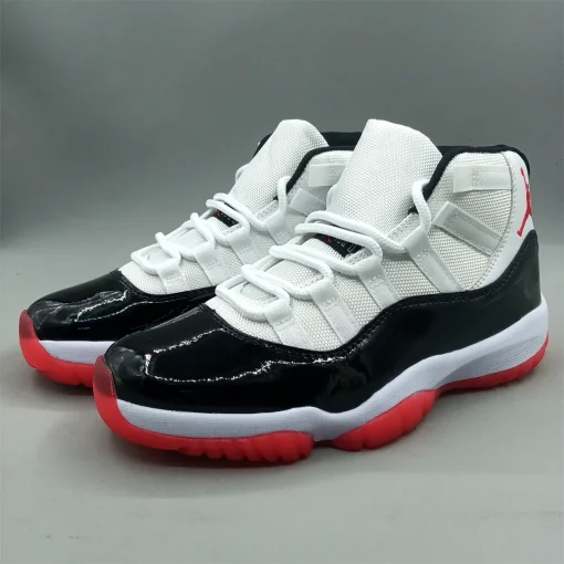 AJ 11 Black White Red Shoes Sneaker - nk0004560 - Image 3