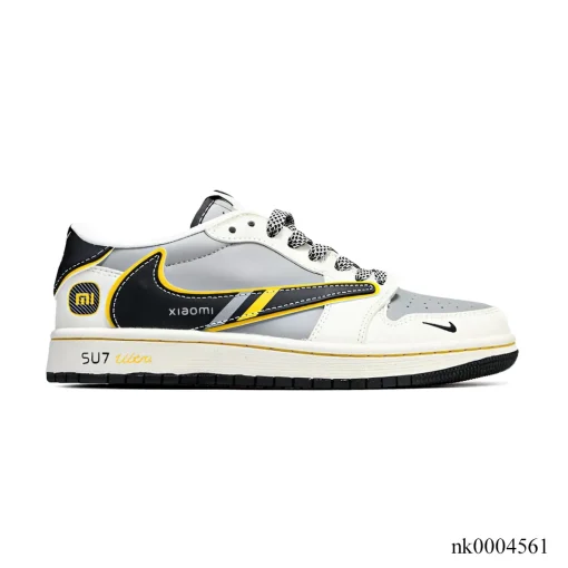 Travis Scott x Xiaomi x AJ 1 Low SP OG Light Grey Black Yellow Shoes Sneakers – nk0004561