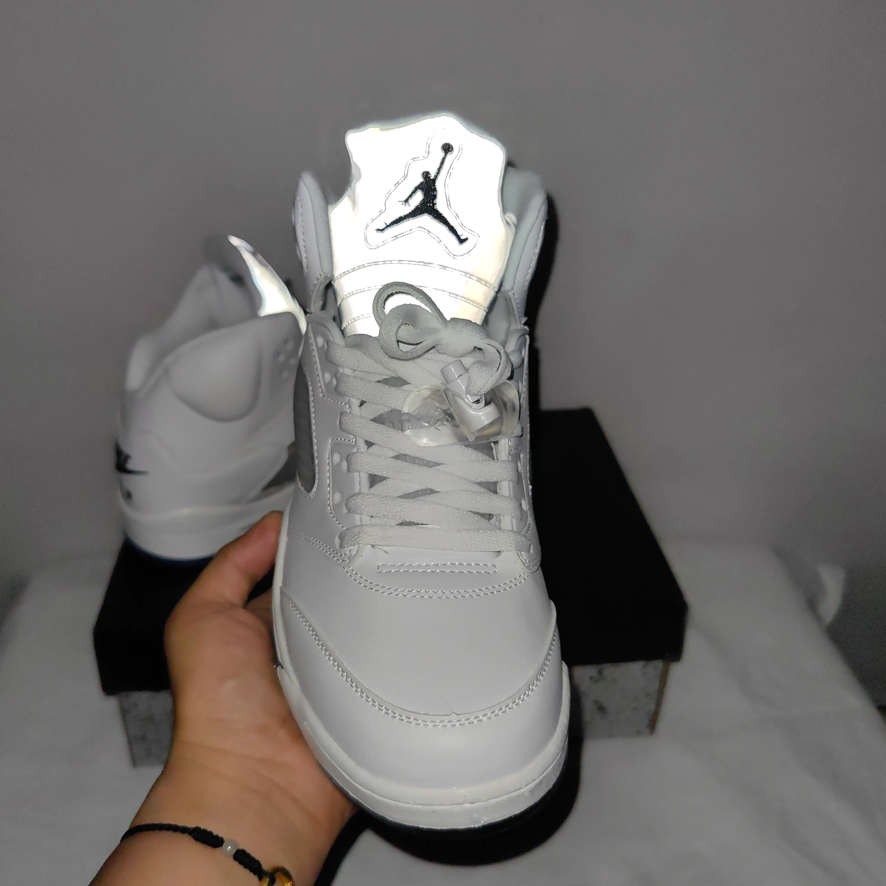 AJ 5 White Metallic (2026) Shoes Sneakers - nk0004576 - Image 7