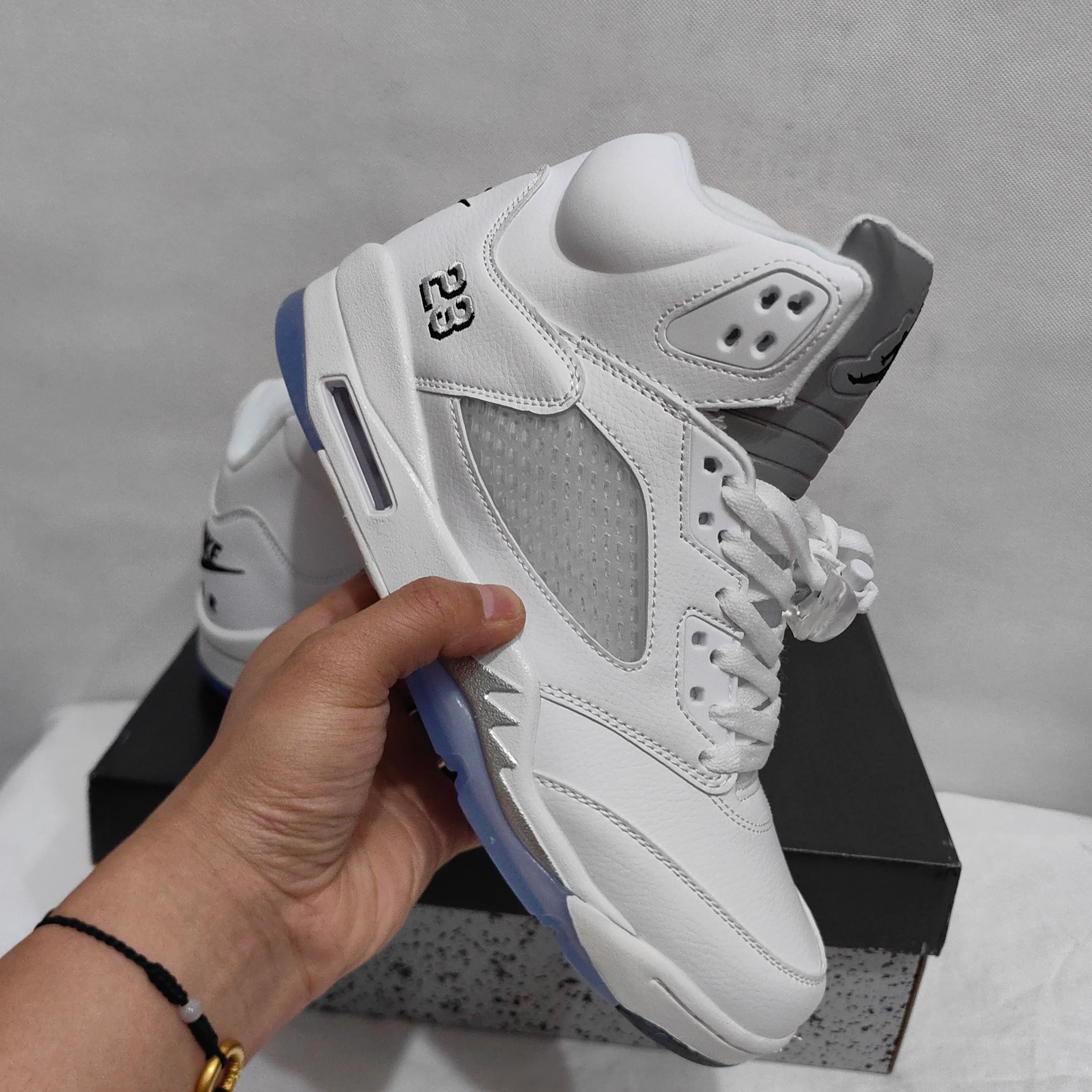 AJ 5 White Metallic (2026) Shoes Sneakers - nk0004576 - Image 13