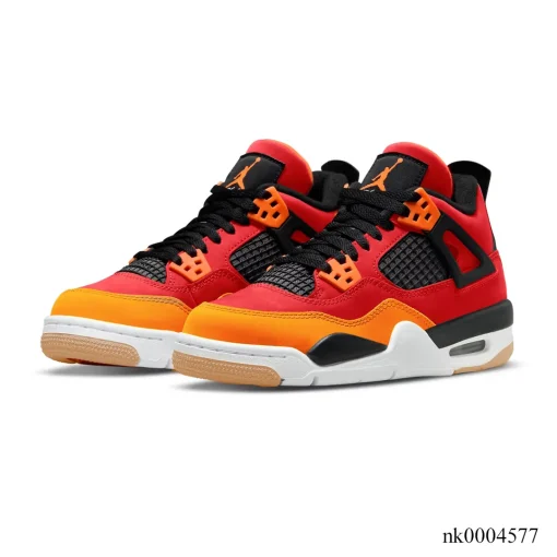 AJ 4 Fire Red Starfish Shoes Sneakers - nk0004577 - Image 3