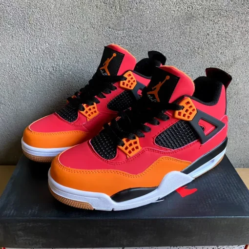 AJ 4 Fire Red Starfish Shoes Sneakers - nk0004577 - Image 5