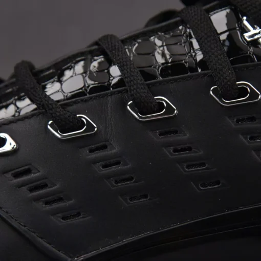 AJ 17 Low Black Chrome Shoes Sneakers - nk0004597 - Image 15